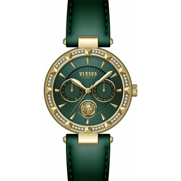 New Versace Green Strap 36m Womens Watch Versace Womens Watches | Direct Luxury main image 3